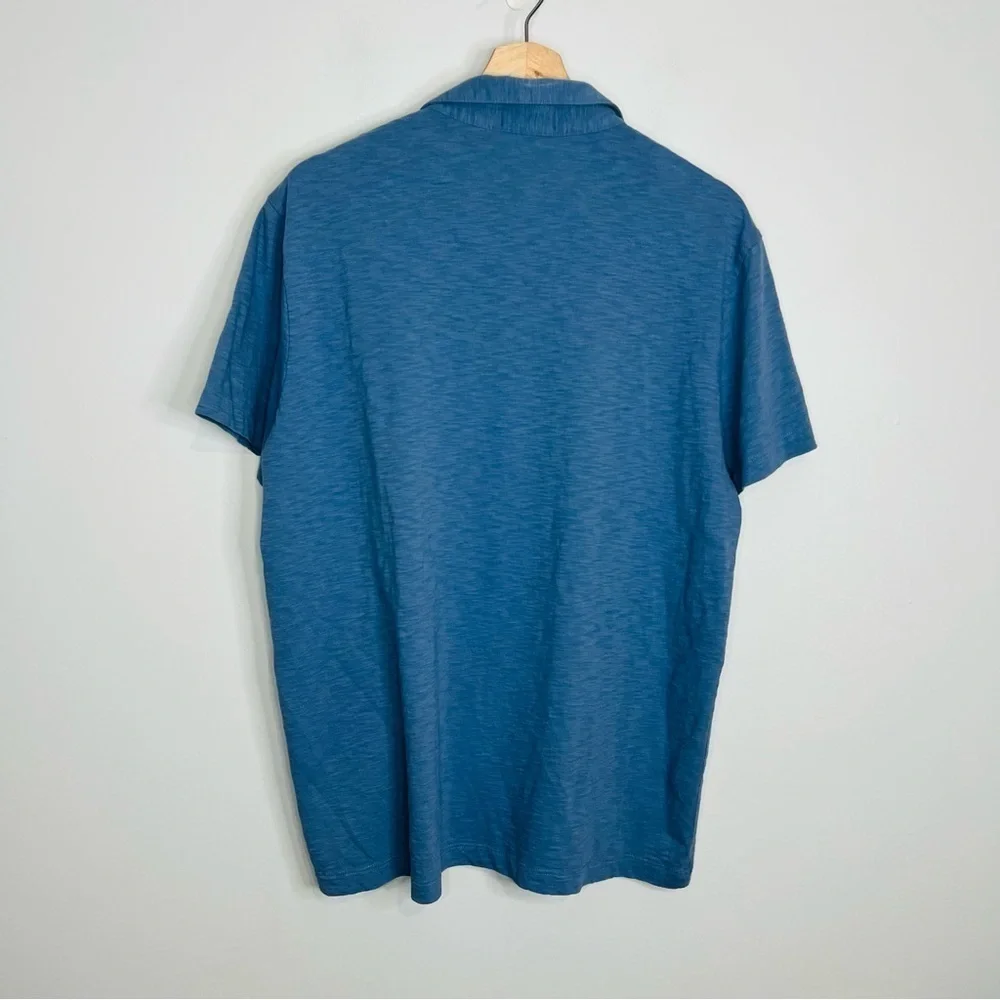 Theory Cosmos Blue Willem Casual Polo XL